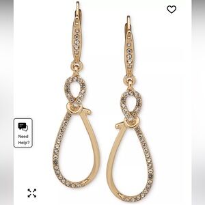 Anne Klein knot earrings